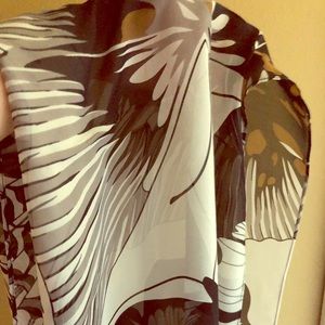Hale Bob butterfly silk scarf